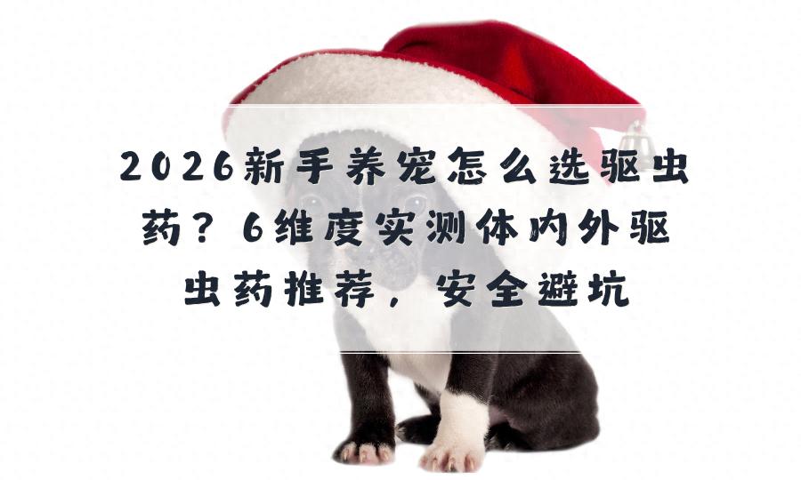 2026新手养宠怎么选驱虫药？6维度实测体内外驱虫药推荐，安