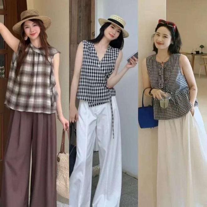 女人到了中年别总穿黑白灰，试试这几款格纹单品，时尚又复古