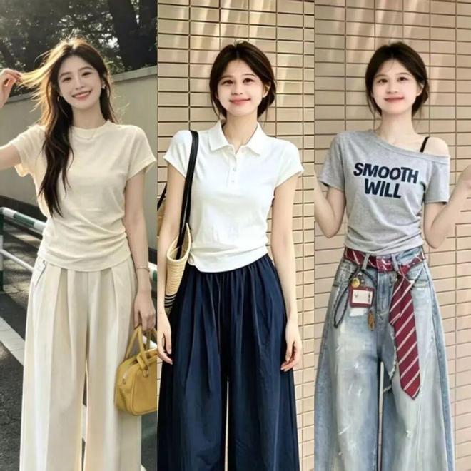 女人不管多大年纪，记住裤子尽量穿宽不穿紧，显瘦大方又百搭(图5)