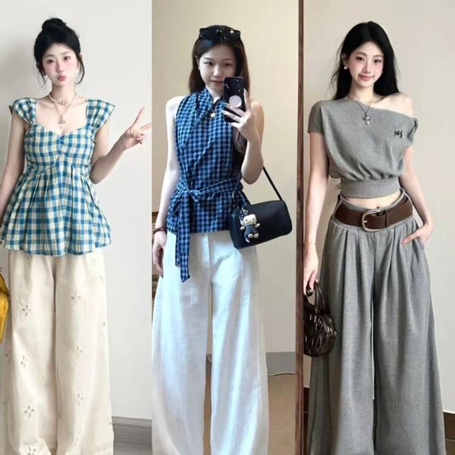 女人不管多大年纪，记住裤子尽量穿宽不穿紧，显瘦大方又百搭(图8)