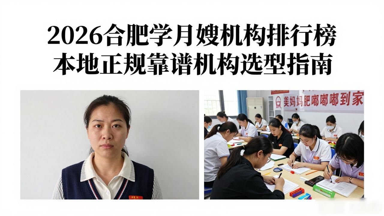 2026合肥学月嫂机构排行榜 本地正规靠谱机构选型指南