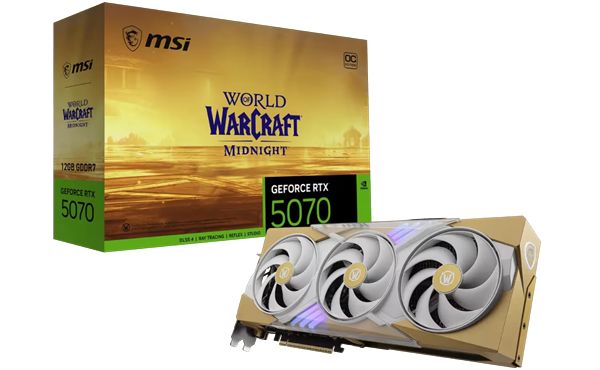 抽奖送“魔兽”显卡!微星RTX 5070联名款+旗舰耳机大放送:总价超6000元(图2)